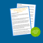 Close-up of digital download file icon with file size (3MB) and compatibility icons for tablets and smartphones.